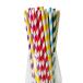  бумага соломинка бумажный красочный полоса свадьба party коктейль 100 шт. входит .