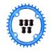 Jgbike раунд овальный цепной венец 104mm BCD chainring 30T 32T 34T 36T 38T 8 9 10 11 12