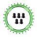Jgbike раунд овальный цепной венец 104mm BCD chainring 30T 32T 34T 36T 38T 8 9 10 11 12