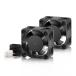 GDSTIME 2PCS 40mm x 20mm 12VDC,PC кейс вентилятор,4 булавка PWM, компьютер CPU охлаждающий вентилятор 