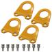 [ бесплатная доставка ]4 шт set [6mm толщина ] Jimny SJ30 JA71 JA11 JA12 JA22 фаркоп искривление . иметь желтый / желтый фаркоп внедорожник крепление, опора Suzuki 