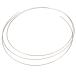 Yibuy 8FTReplacement мандолина банджо порожек тросик 1.6mm White Copper For luthier maker