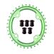 Jgbike раунд овальный цепной венец 104mm BCD chainring 30T 32T 34T 36T 38T 8 9 10 11 12