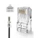 RJ45 коннектор,CableCreation LAN коннектор проникать тип 50 штук входит Cat6/Cat5e/Cat5 LAN кабель для коннектор электропроводка .