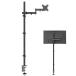 Bracwiser PC монитор arm дисплей arm монитор arm 4 ось 120cm горизонтальный много ..13-32 дюймовый соответствует резиновая втулка тип & зажим 