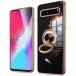 Galaxy S10ke- sling имеется чёрный S10(SC-03L SCV4) покрытие кольцо ударопрочный подставка c функцией Galaxy S10 тонкий 