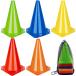 Jessfar цветные конусы 15 шт. комплект 8cm / 18cm / 23cm футбол кукуруза Mini мягкий PE производства долговечность превосходит Mini кукуруза тренировка 