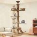 CozyMeow башня для кошки .. обивка из дерева кошка tree дерево .. tower много слой натуральное дерево толстый фигурная скобка тонкий космический корабль гамак много голова .. большой кошка для 