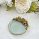  античный rose раунд tray Gold зеленый роза узор мелкие вещи класть мелкие вещи мелкие вещи tray под старину 