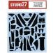 1/12 DUCATI Desmosedici '04 Carbon decal T фирма 1/12DUCATI 2004 соответствует 