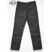 �N�b�V���}�� CUSHMAN �p���c 22097 �u���b�N�V�����u���[ �g���E�U�[�Y BLACK CHAMBRAY TROUSERS TIGHT STRAIGHT MIX BLACK �֘A�摜1