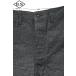 �N�b�V���}�� CUSHMAN �p���c 22097 �u���b�N�V�����u���[ �g���E�U�[�Y BLACK CHAMBRAY TROUSERS TIGHT STRAIGHT MIX BLACK �֘A�摜2
