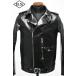 ե󥯥꡼ 쥶㥱å FINECREEKCO ACJK021 Harris ϥꥹ D Pocket Double Riders Jacket ֥å