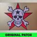  за границей покупка есть / очень большой MC PATCH SKULL ONE STAR custom Rider's * утюг соответствует 