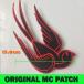  за границей покупка есть / очень большой MC PATCH SWARROW VTG TATTOO custom Rider's * утюг соответствует 