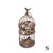  под старину цветок bird клетка Brown S размер 
