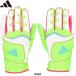 a... ограничение adidas Adidas бейсбол для скольжение перчатки пробег . для lime / Sky голубой LBG704A 4222 adi25fw