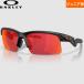 ������ OAKLEY �I�[�N���[ �싅�p �T���O���X ������ �W���j�A���� �������� Matte Black �~ Prizm Field Capacitor Youth Fit OJ9013-09