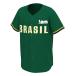 Outerstuff FIFA World Cup 2026 Brazil Brazil короткий рукав кнопка передний Baseball джерси футбол мужской 
