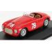 FERRARI - 166MM BARCHETTA ch.0034 N 78 2nd COPPA D'ORO DI SICILIA 1951 P.MARZOTTO - RED /ART-MODELART-MODEL 1/43 миникар 