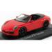 PORSCHE 911 CARRERA 4 GTS CABRIOLET 2017 RED 1/43 MINICHAMPS миникар 