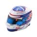  Williams F1 Rogan * волна .nto2024 копия шлем 1/5 голубой / красный / белый 