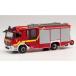 Mercedes Benz Atego Z-Cab HLF 20 Feuerwehr Dinklage красный миникар Herpa 1/87