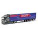  Mercedes Benz Actros S. 2.3 15m Lowliner. Toni Hotz голубой | красный / Herpa 1/87 миникар 
