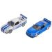 磻ɥԡ ֥饤 饤 GT-R R34 Silver & Nissan GT-R R34 Blue 1/32 Jada Toys ߥ˥