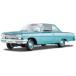 1962 Chevrolet Bel Air бирюзовый миникар Maisto 1/18