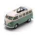 Volkswagen T1 samba зеленый бежевый /Schuco 1/43 миникар 
