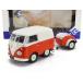 VW T1 van с тележкой 1950 оранжевый / белый SOLIDO 1/18