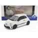 FIAT NUOVA 500 ABARTH 595 2022 белый черный SOLIDO 1/18 миникар 