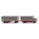  Flat bed прицеп ( Magi rus235 D) булыжник серый | красный / Wiking 1/87 миникар 
