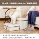 PVC���U�[��  �h�b�O�X�e�b�v �A�C�{���[ RK �y�b�g�X�e�b�v ����~�ߕt ���[ �܂肽���� �R���p�N�g �y�� ���p�K�i ���L 2�i ���ݑ� �K�i ���^ �V�j�A �֘A�摜2