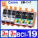 BCI-19 ݊ CN J[gbW PIXUS iP110 iP100 TR153 Canon Lm ubN3 J[3