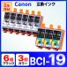 BCI-19 ݊ CN J[gbW PIXUS iP110 iP100 TR153 Canon Lm ubN6 J[3