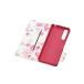  Elecom Xperia 10 V [ SO-52D / SOG11 ] кейс блокнот type цветочный принт ( внутри сторона ) тонкий легкий магнит открытие и закрытие карта карман 
