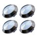 tonra wheel center cap 64mm hub center inside diameter 60mm 4 piece set ABS wheel cover cap seal silver silver x silver 