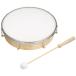 . on woodworking yamayo physical training futoshi hand drum tuner bru tongue Brin No.170 25cm 10 -inch clear wood grain * white frame handle have head attaching .. attaching 0200013
