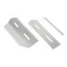 poshu(POSH) motorcycle supplies radiator air diffuser ( left right for 2 pieces set ) silver all-purpose 500105-13