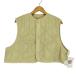 HYKE( высокий k) QUILTED CROPPED VEST cut tedo укороченные брюки нейлон подкладка Beth б/у б/у одежда 1242