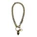 Alexander McQueen( Alexander McQueen ) Италия производства Skull Gold плоский wo б/у б/у одежда 0523