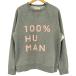EVERLANE( ever полоса ) 100% HUMAN принт хлопок тренировочный женский JPN б/у б/у одежда 0822