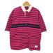 NAUTICA( Nautica ) 22ss Multi Border S/S Rugger Shirt Rugger б/у б/у одежда 0355