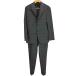 EDIFICE( Edifice ) шерсть проверка 3B tailored jacket брюки выставить необшитый на спине мужской б/у б/у одежда 0303