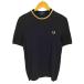 FRED PERRY( Fred Perry ) REISSUES вырез лодочкой S/S олень. . футболка мужской б/у б/у одежда 0604