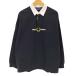 FRED PERRY( Fred Perry ) Logo вышивка Rugger рубашка мужской L б/у б/у одежда 1012