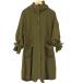 REDYAZEL(retiazeru) задний плиссировать капот do гонки do Lost Mod's Coat женский JPN:S б/у б/у одежда 0249