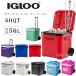  cooler-box большой i клей Latte .chu-do ролик кондиционер 60QT 56L с роликами . термос держатель для напитков уличный спорт предотвращение бедствий Igloo